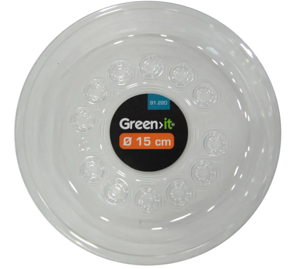 Krukfat Ø15 cm Klar Green>it