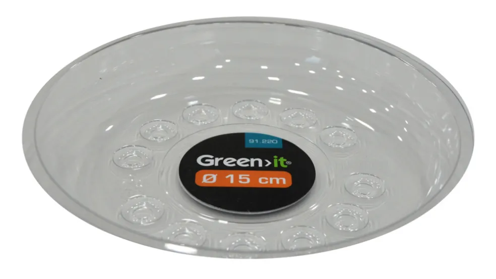 Krukfat Ø15 cm Klar Green>it