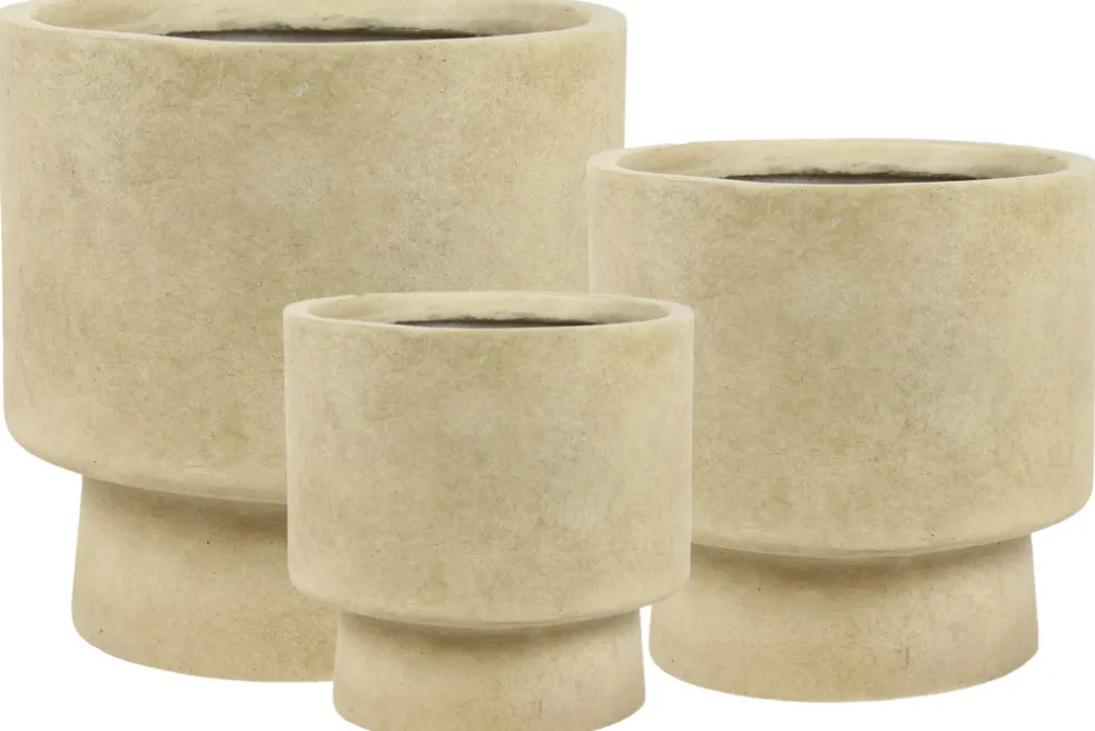 Krukset Fiber Beige Ø24/30/37 cm Scan-Pot