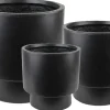 Krukset Fiber Svart Ø24/30/37 cm Scan-Pot
