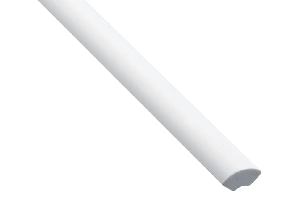 Kvartsstav PVC Vit 12 x 12 mm - 2,5 m Primo