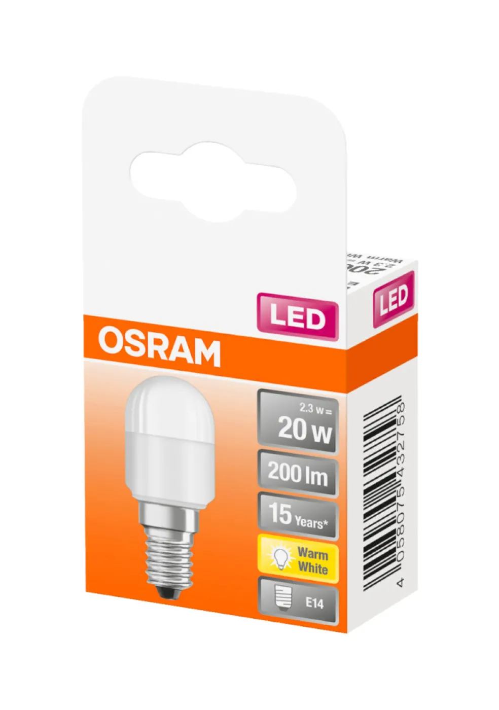 Kylskåpslampa LED 2,3W Osram