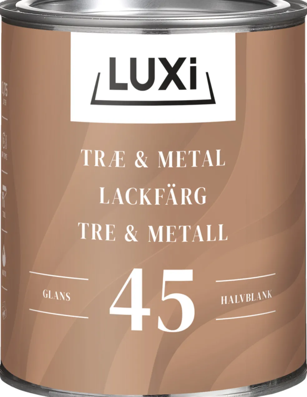 Lackfärg 45 Svart 0,75 L Luxi