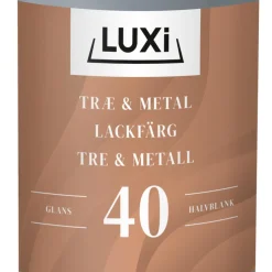 Lackfärg V-40 Mellangrå 0,75 L Luxi