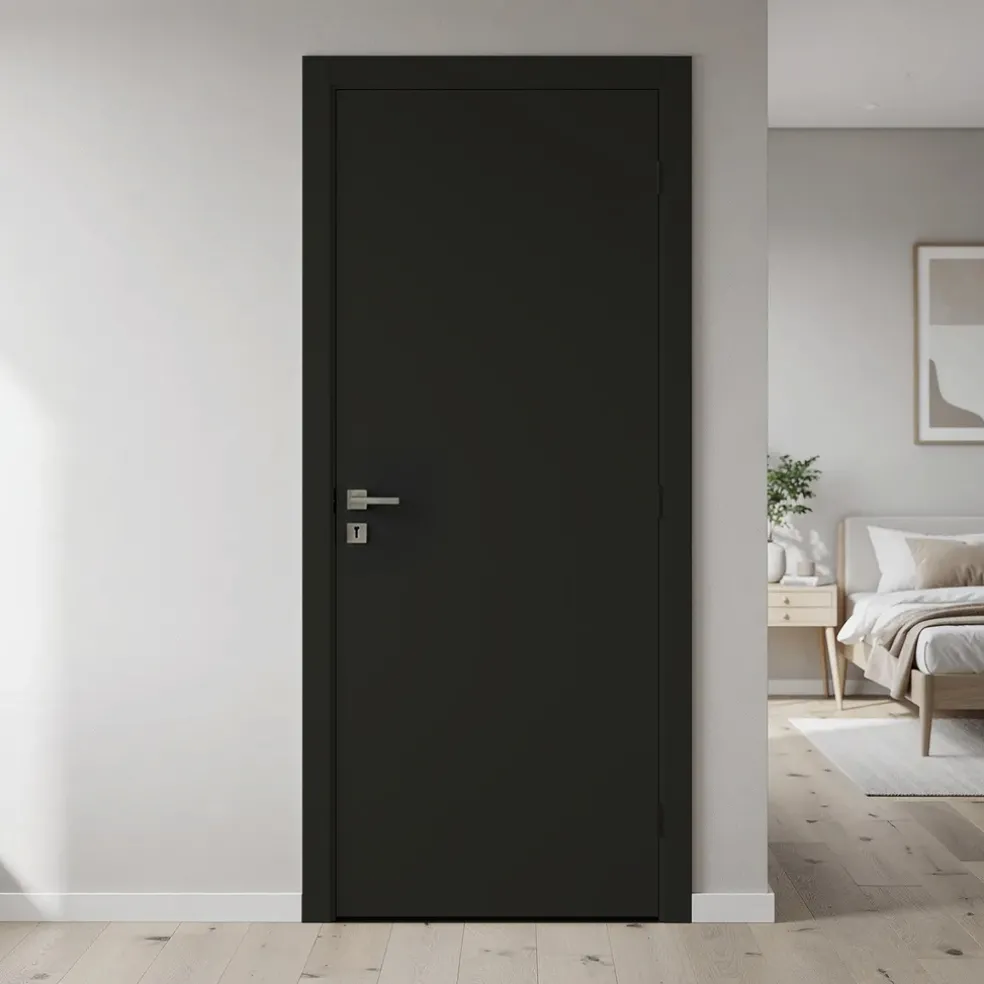 Lackfärg V-80 Svart 0,75 L Luxi