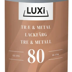 Lackfärg V-80 Svart 0,75 L Luxi