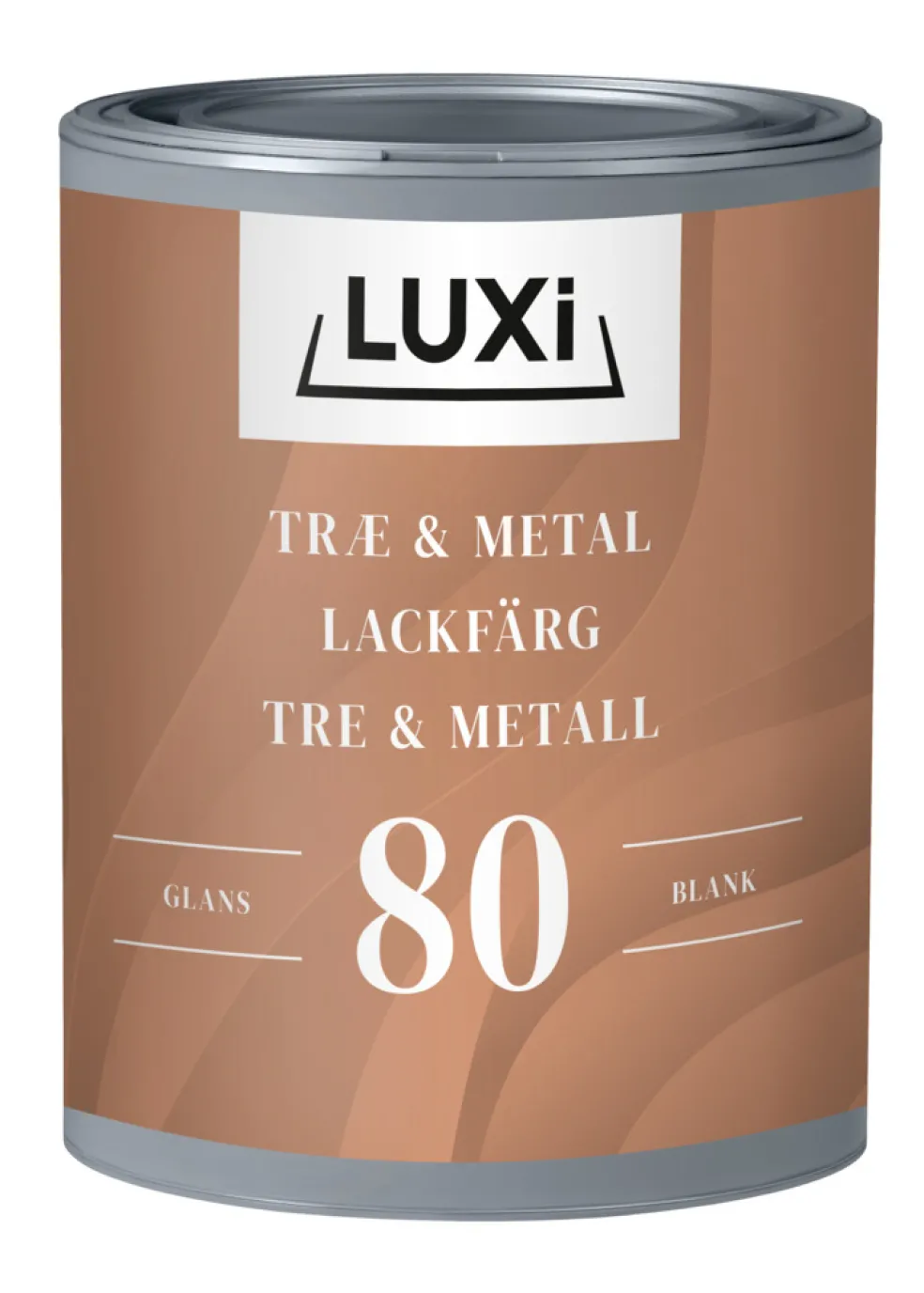 Lackfärg V-80 Svart 0,75 L Luxi