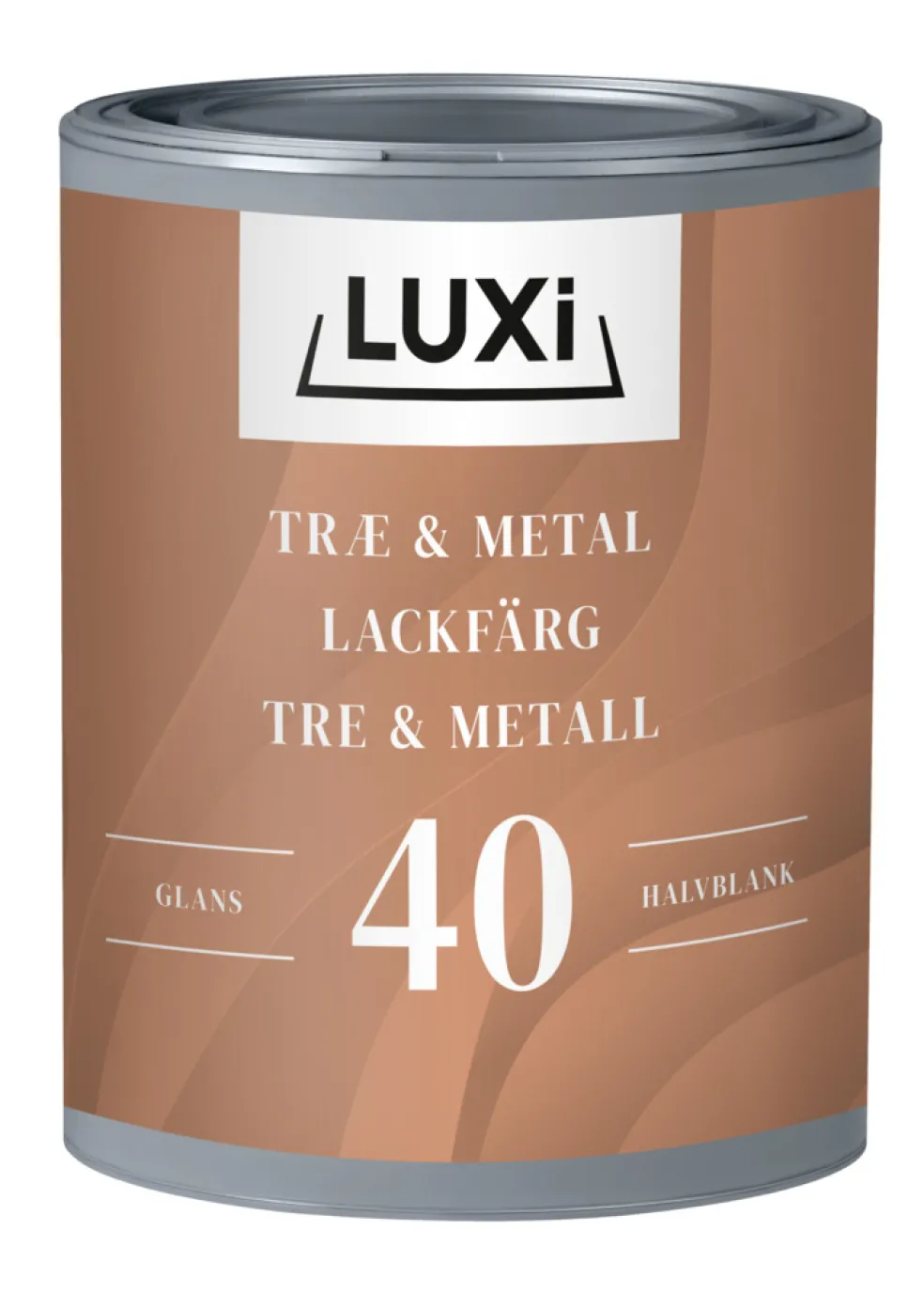Lackfärg V-40 Svart 0,75 L Luxi