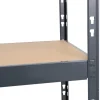 Lagerhylla Stål Grå 160 x 180 cm - 600 kg/hyllplan