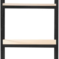 Lagerhylla Stål Svart 90 x 190 cm - 125 kg/hyllplan