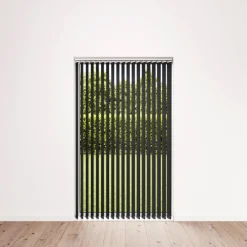 Lamellgardin Ljusdämpande Svart 250 x 250 cm