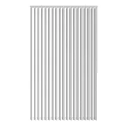 Lamellgardin Ljusdämpande Vit 100 x 250 cm