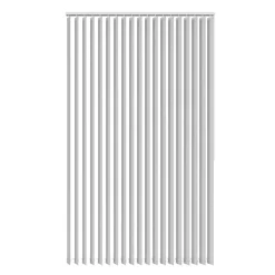 Lamellgardin Ljusdämpande Vit 250 x 250 cm