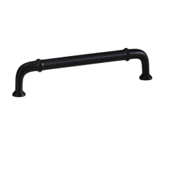 Lådhandtag Elsa Svart c/c 128 mm 2-pack Habo
