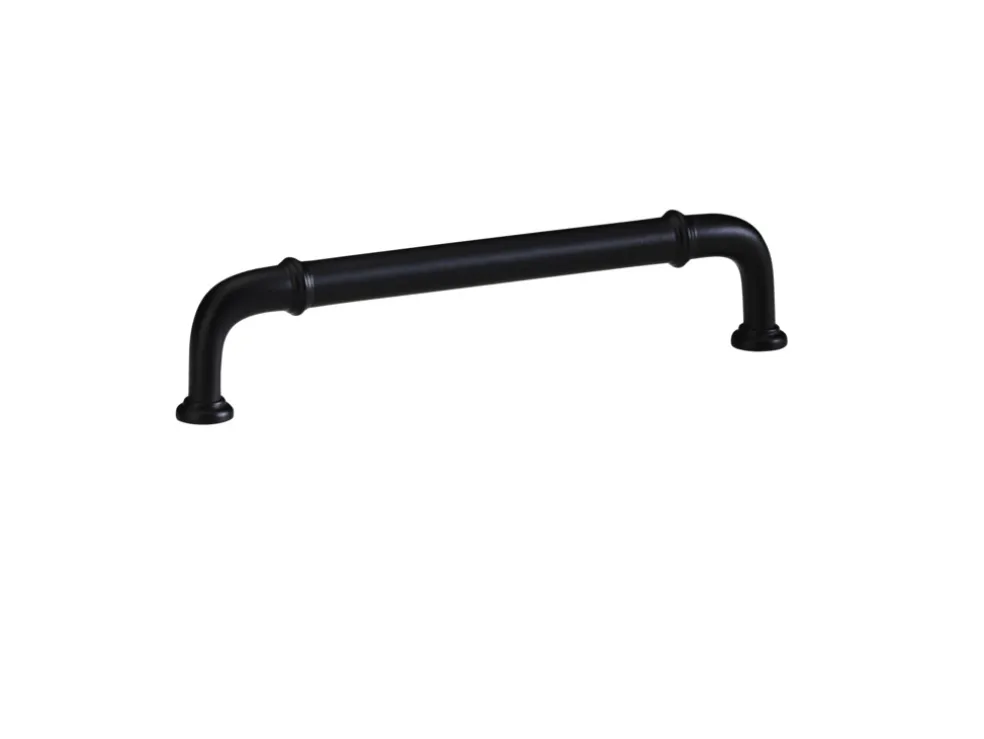 Lådhandtag Elsa Svart c/c 128 mm 2-pack Habo