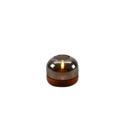 LED-ljus m/glasdekor Terracotta Konstsmide