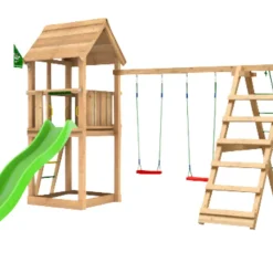 Lektorn Jungle Gym Club m/rutchkana, gungmodul & klättermodul