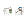 Lektorn Jungle Gym Hut m/rutschkana & gungmodul