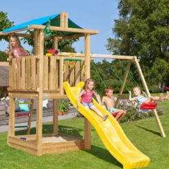 Lektorn Jungle Gym Hut m/rutschkana & gungmodul