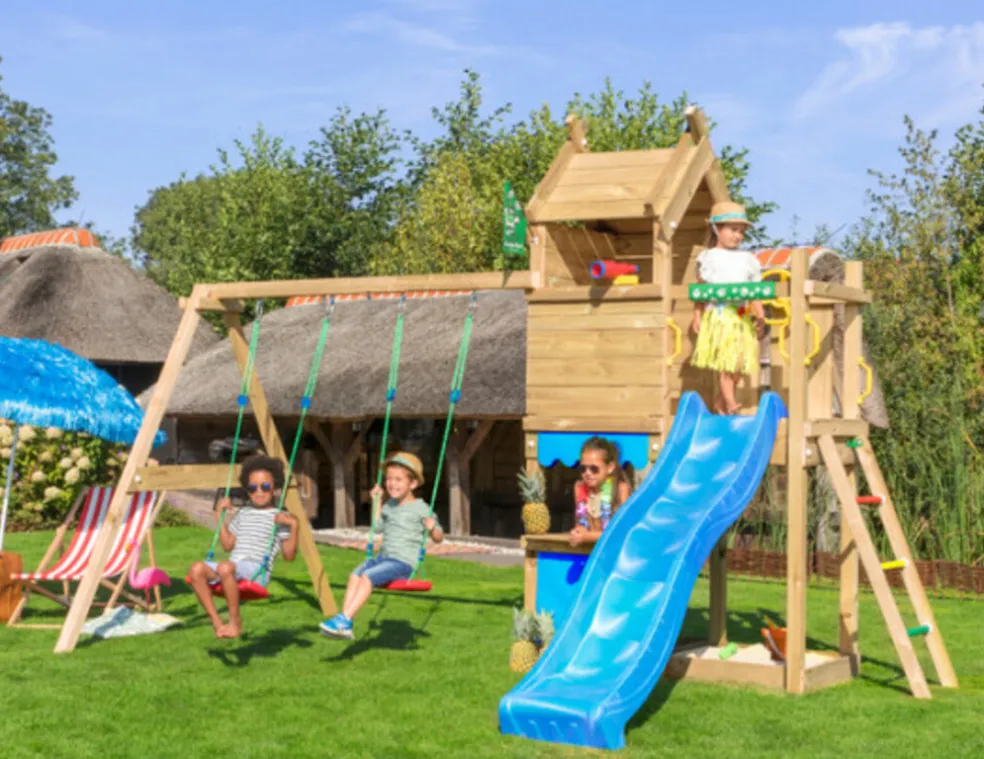 Lektorn Jungle Gym Resort m/rutschkana & gungmodul