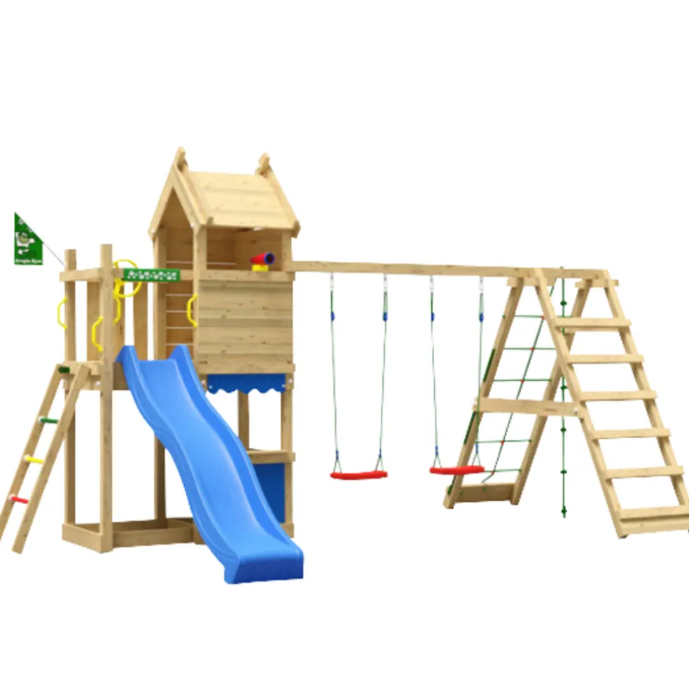Lektorn Jungle Gym Resort m/rutschkana, gungmodul & klättermodul