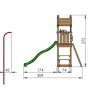 Lektorn Jungle Gym Totem m/rutschkana