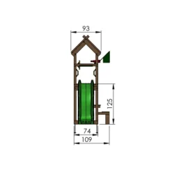 Lektorn Jungle Gym Totem m/rutschkana