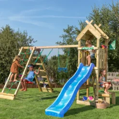 Lektorn Jungle Gym Totem m/rutschkana, gungmodul & klättermodul
