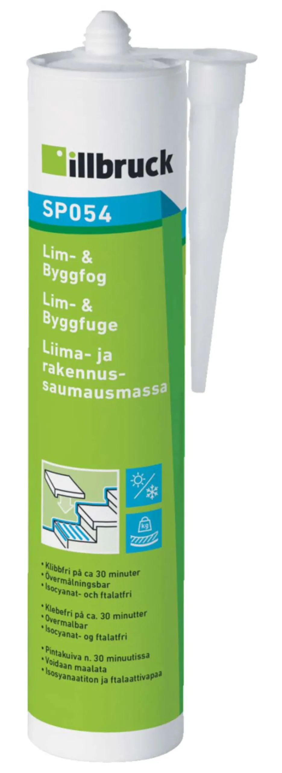 Lim- & Byggfog SP054 Vit 310 ml illbruck