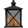 Ljuslykta 3 LED-blockljus 23 x 38 cm