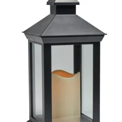Ljuslykta 1 LED-blockljus 15 x 33 cm Stemning