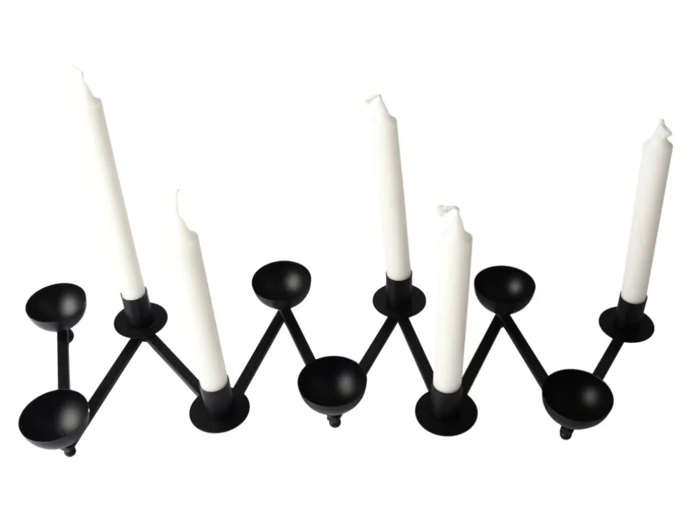 Ljusstake Zick Zack 25 x 19,5 x 5 cm