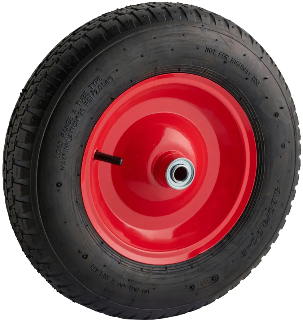 Luftgummihjul t/skottkärra 4 x 8