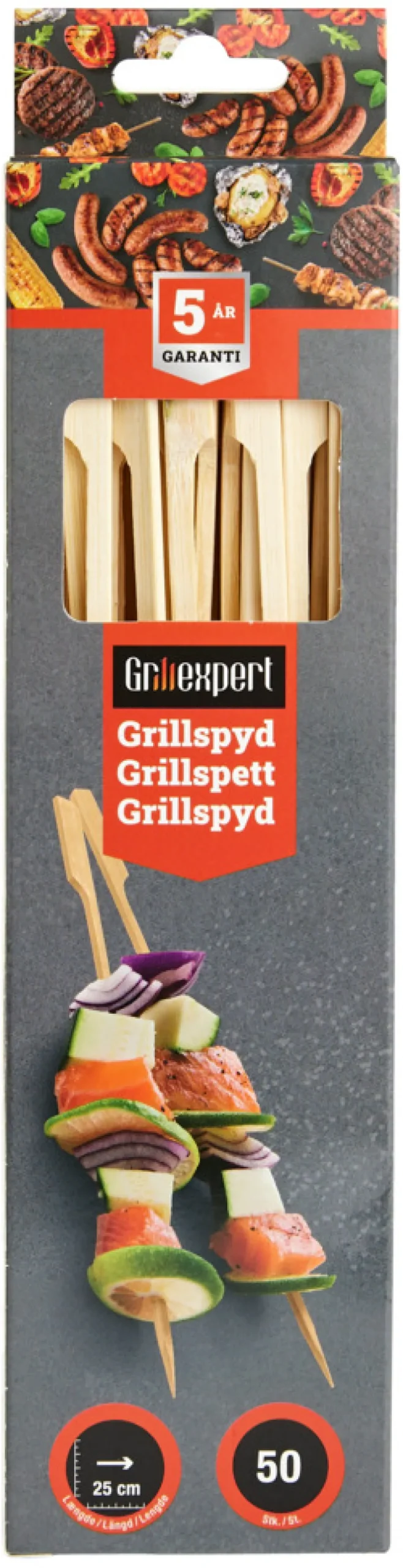 Marshmallowsticks 25 cm 50-pack Grillexpert