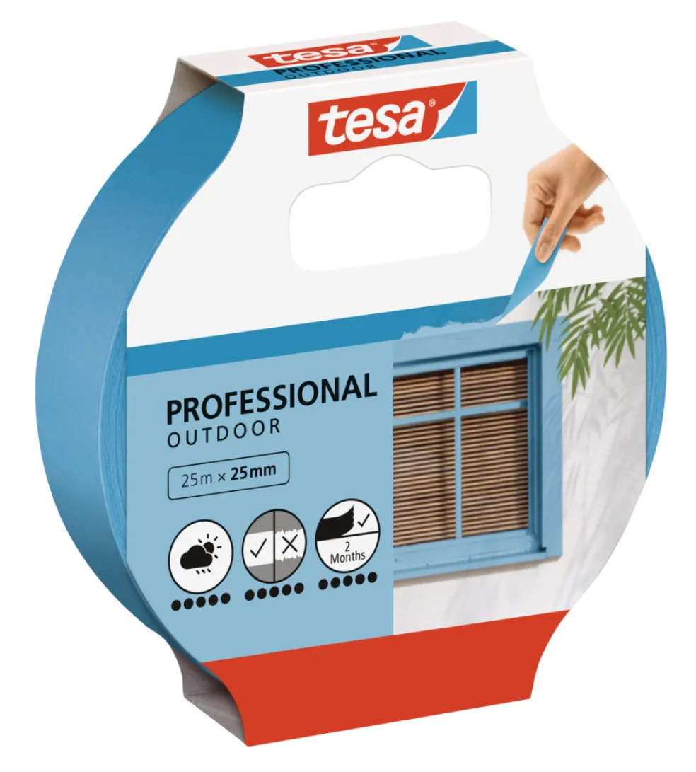 Maskeringstejp Professional Outdoor 25 mm x 25 m Tesa