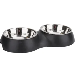 Matskål Dubbel Hund/Katt 33 x 17,5 x 5 cm Petzone