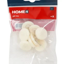 Möbeltass m/spik Vit Ø30 mm 8-pack Home>it