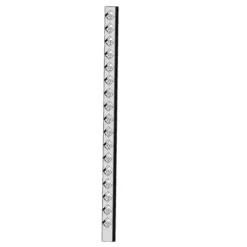 Mellanstolpe Broken Galvad 1450 mm Steel Design