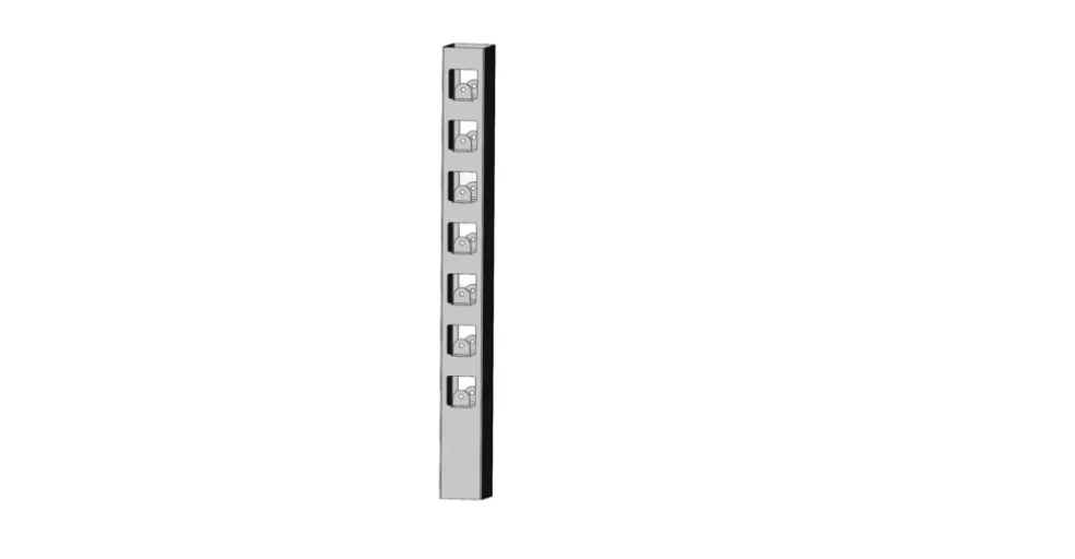 Mellanstolpe Harstena Galvad 715 mm Steel Design