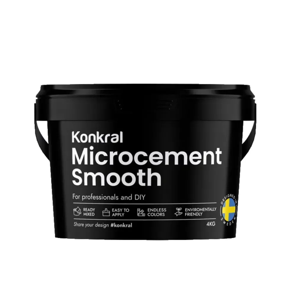 Microcement Smooth Ofärgad 4 kg Konkral