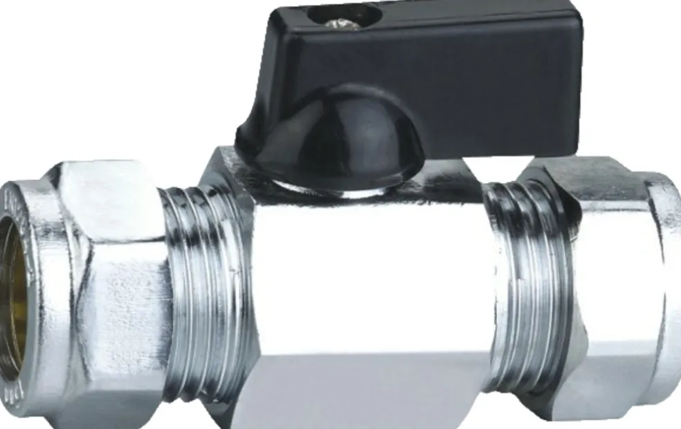 Minikulventil Ø10 mm Rak ScandFix