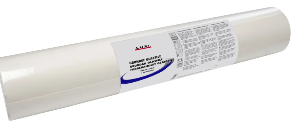 Målarfilt Grundad 1 x 25 m Luxi