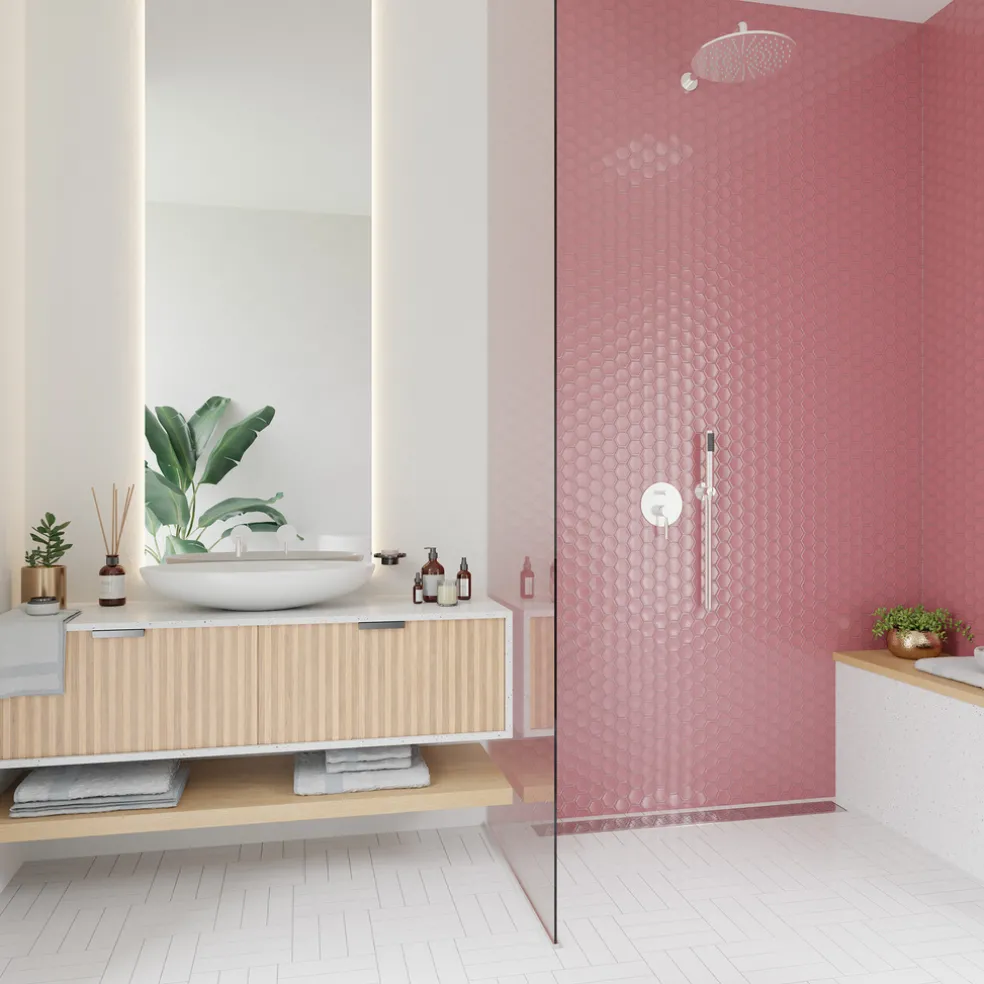Mosaik Rosa 10-pack nät 291 x 346 mm SCG