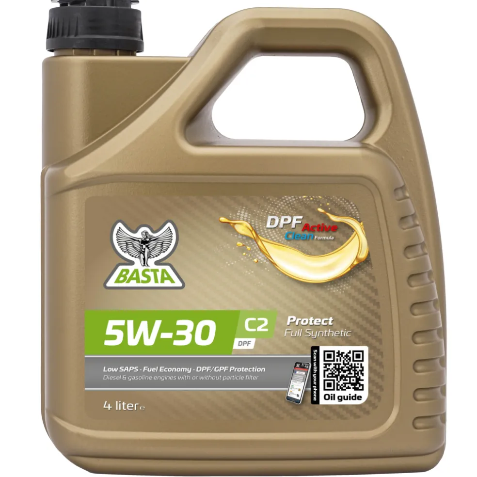 Motorolja 5W-30 C2 Helsyntetisk 4 L Basta