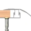 Nivålist Alu 2 x 40 mm - 0,9 m