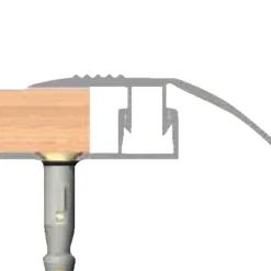 Nivålist Alu 2 x 40 mm - 0,9 m