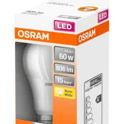 Normallampa LED Frostad 8,5W Osram