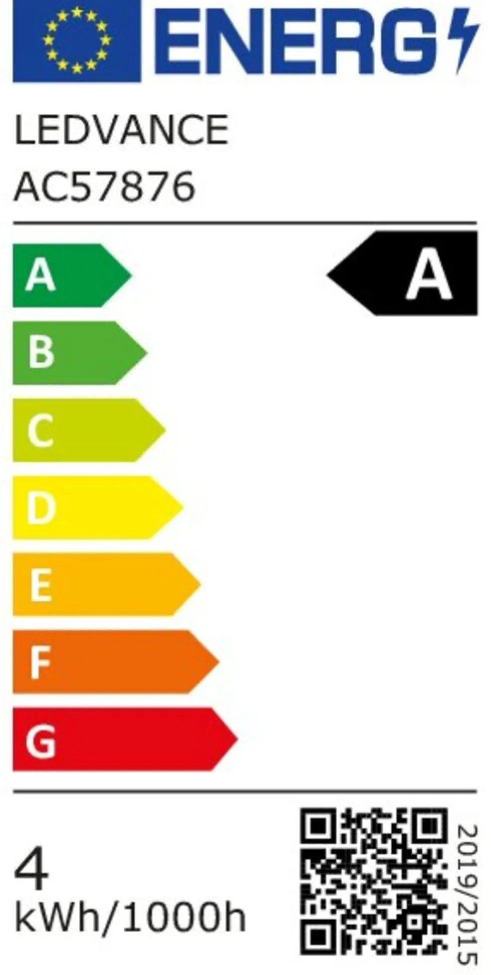 Normallampa LED 3,8W E27 2-pack Osram