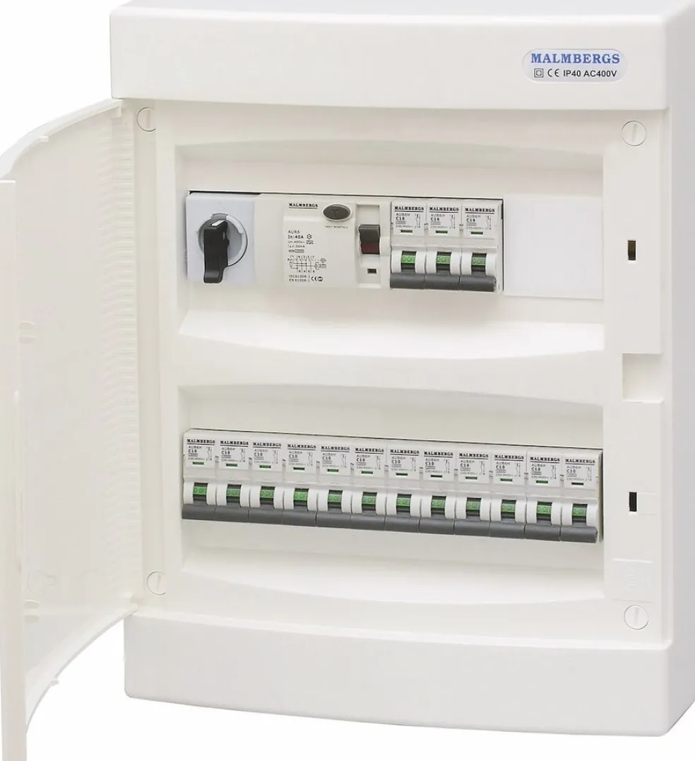 Normcentral 2 rad 63A Malmbergs