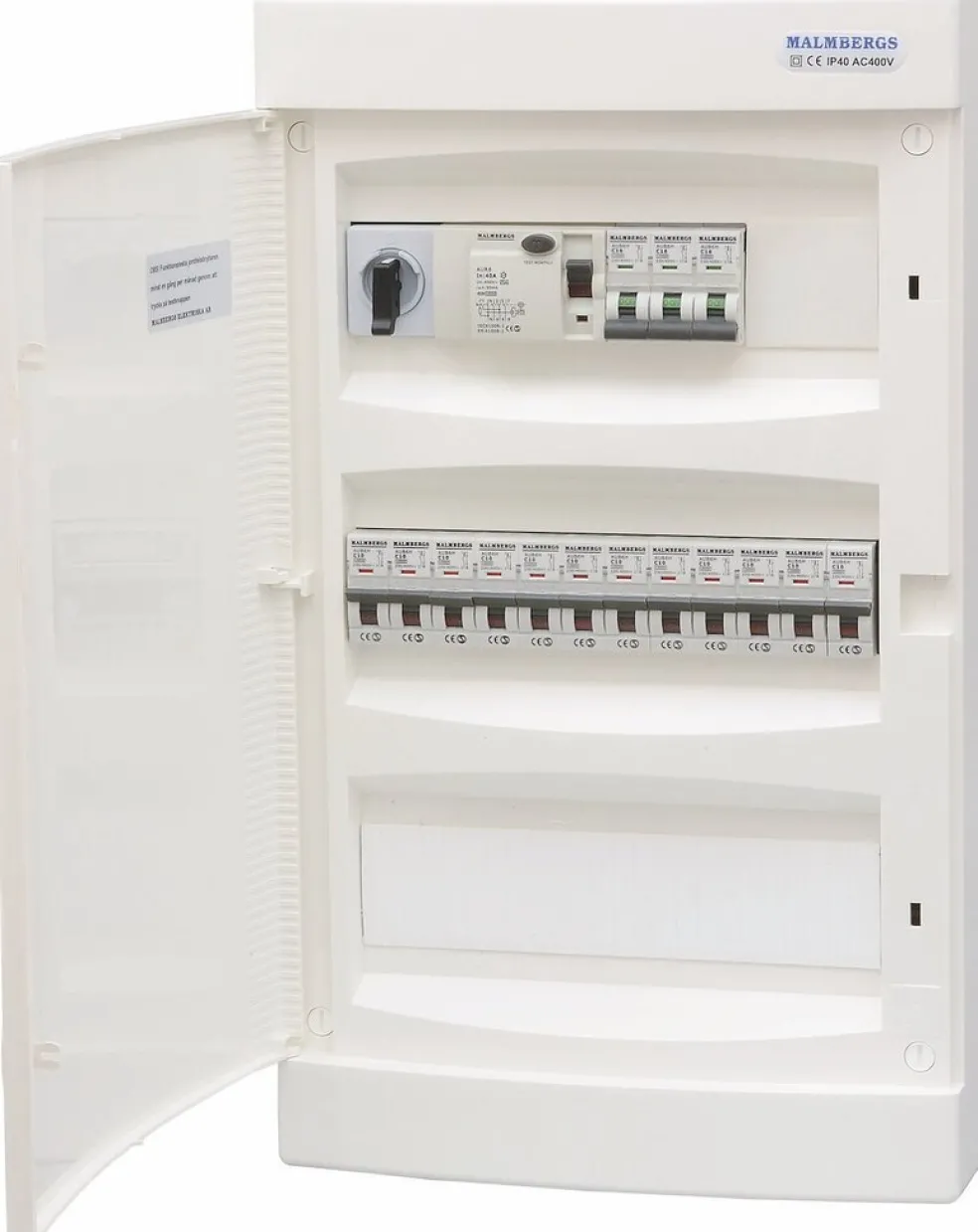 Normcentral 3 rad 63A Malmbergs